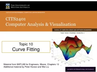 CITS2401  Computer Analysis &amp; Visualisation