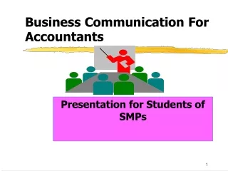 Business Communication For Accountants