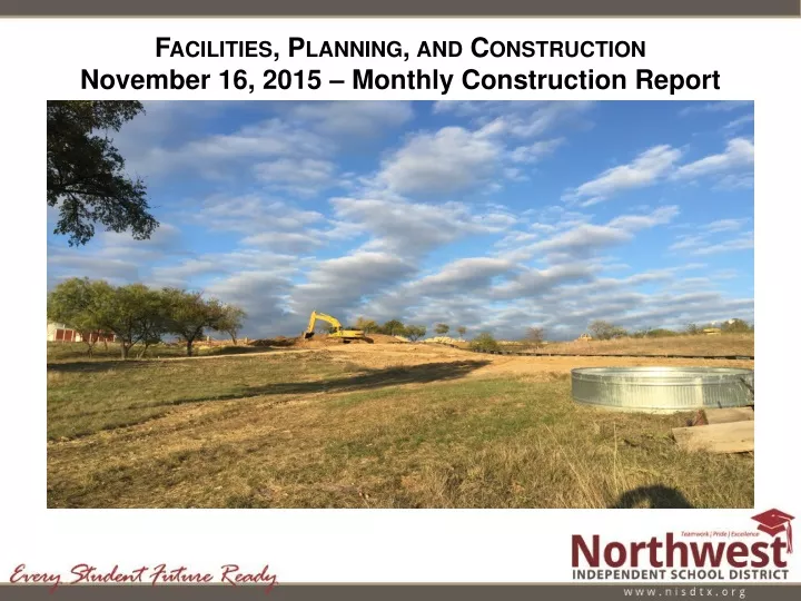 facilities planning and construction november