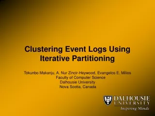 Clustering Event Logs Using Iterative Partitioning