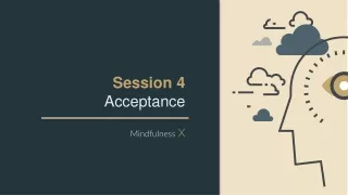 Session 4  Acceptance