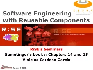 Software Engineering with Reusable Components