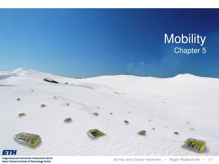 mobility chapter 5