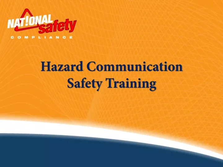 hazard communication safety training