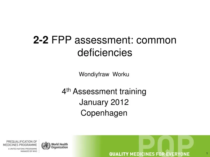 2 2 fpp assessment common deficiencies