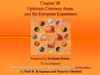 Chapter 20 Optimum Currency Areas  and the European Experience