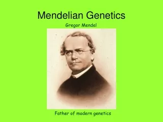 Mendelian Genetics