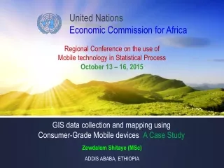 GIS data collection and mapping using  Consumer-Grade Mobile devices : A Case Study