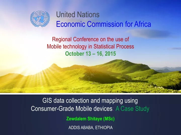 gis data collection and mapping using consumer grade mobile devices a case study