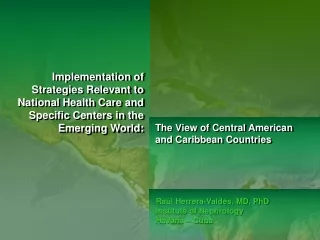 The View of Central American and Caribbean Countries