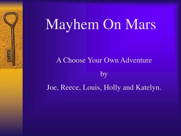 mayhem on mars