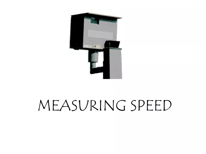 measuring speed