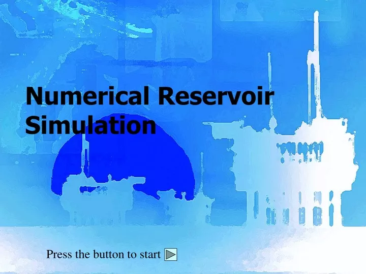 numerical reservoir simulation