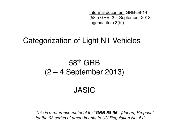 informal document grb 5 8 14 58th