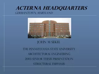 Acterna Headquarters