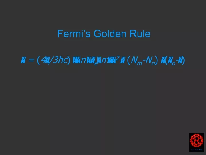 fermi s golden rule