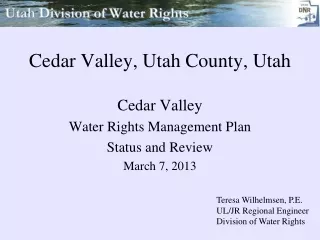 Cedar Valley, Utah County, Utah