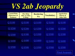 VS 2ab Jeopardy