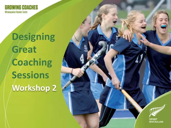 designing great coaching sessions