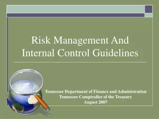 Risk Management And Internal Control Guidelines