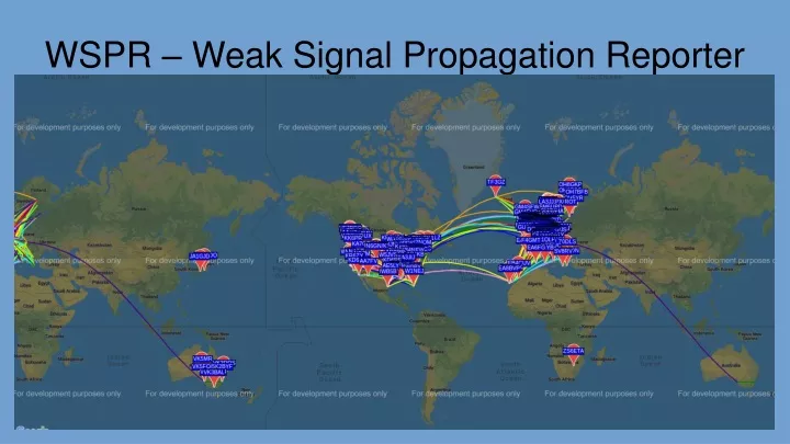 wspr weak signal propagation reporter