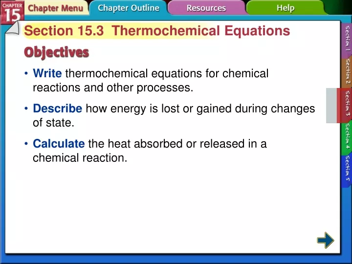 section 15 3 thermochemical equations
