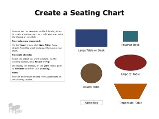 Create a Seating Chart