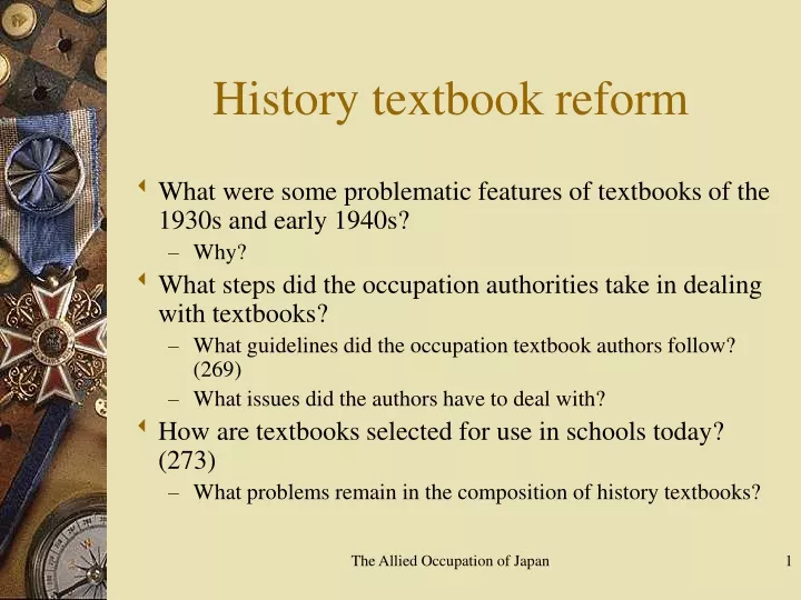 history textbook reform