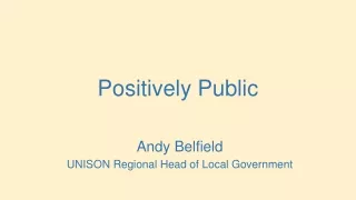 Positively Public