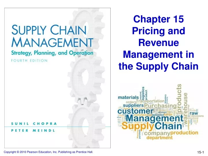 chapter 15 pricing and revenue management in the supply chain