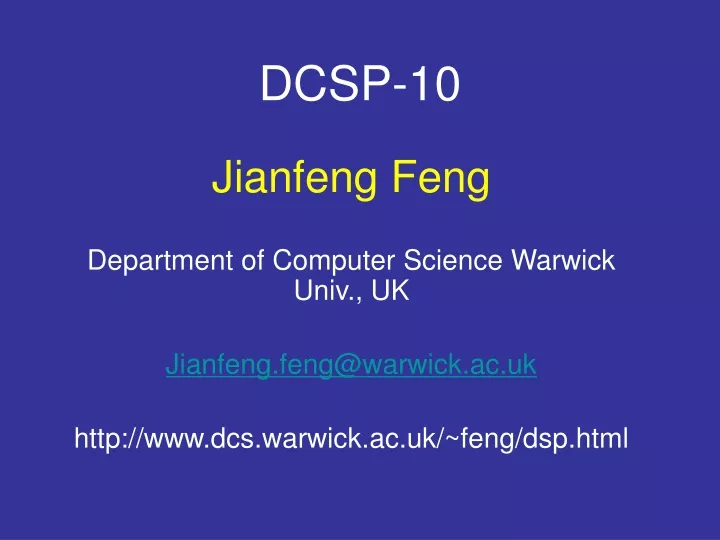 dcsp 10