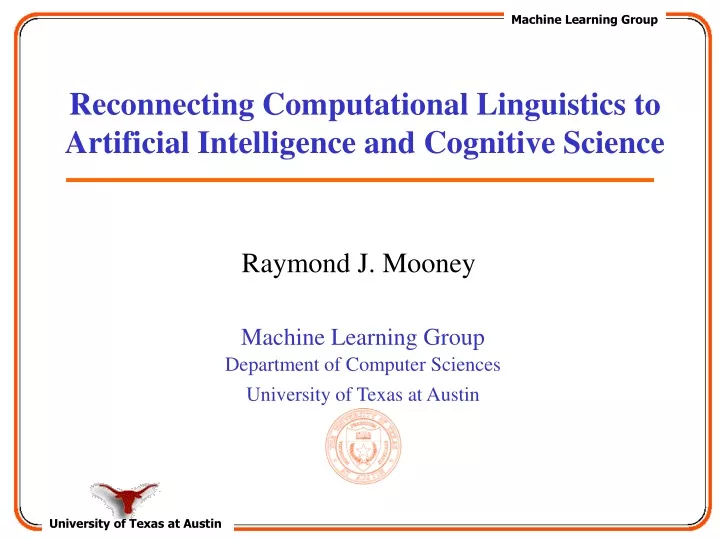 reconnecting computational linguistics to artificial intelligence and cognitive science