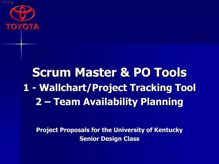 scrum master po tools 1 wallchart project