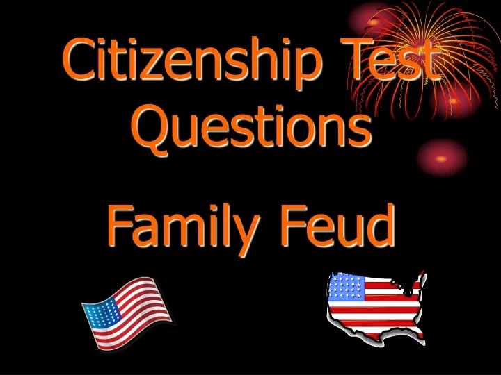 citizenship test questions family feud