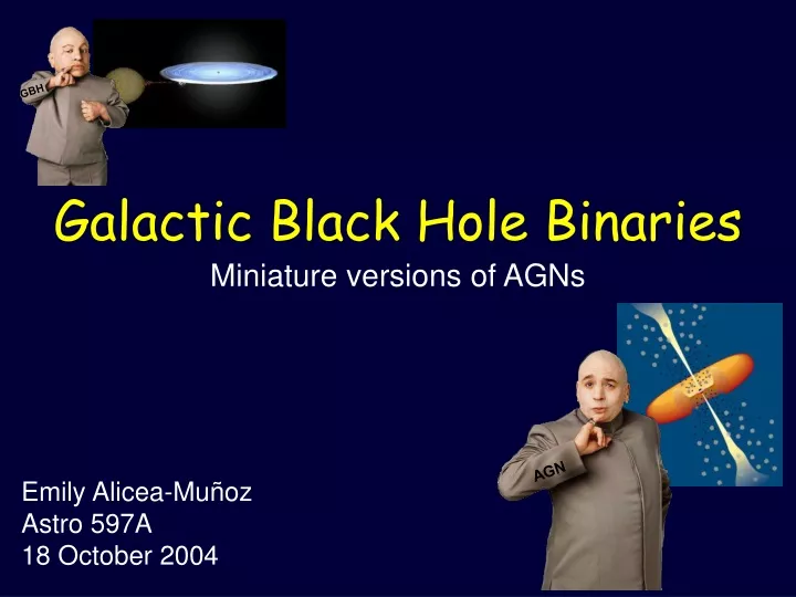 galactic black hole binaries