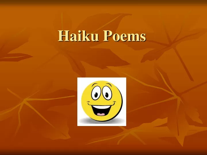 haiku poems