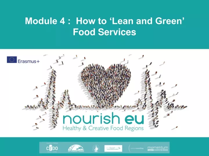 module 4 how to lean and green food services