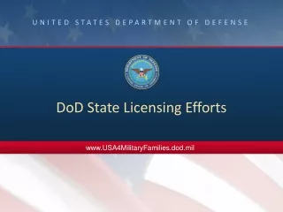 UNITED STATES DEPARTMENT OF DEFENSE