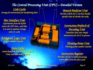 The Central Processing Unit (CPU) – Detailed Version