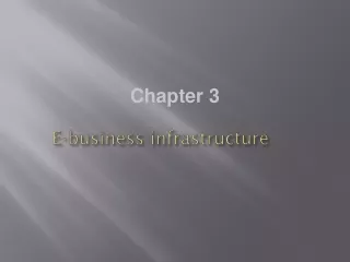 E-business infrastructure