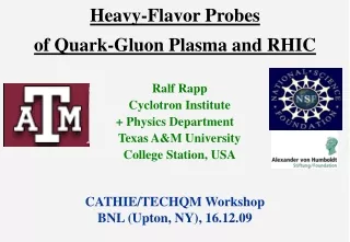 Heavy-Flavor Probes  of Quark-Gluon Plasma and RHIC