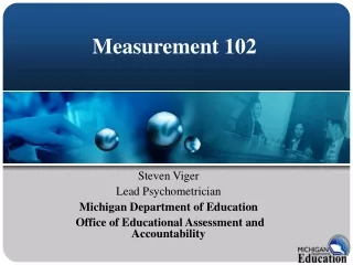 Measurement 102