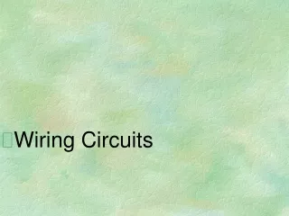 Wiring Circuits