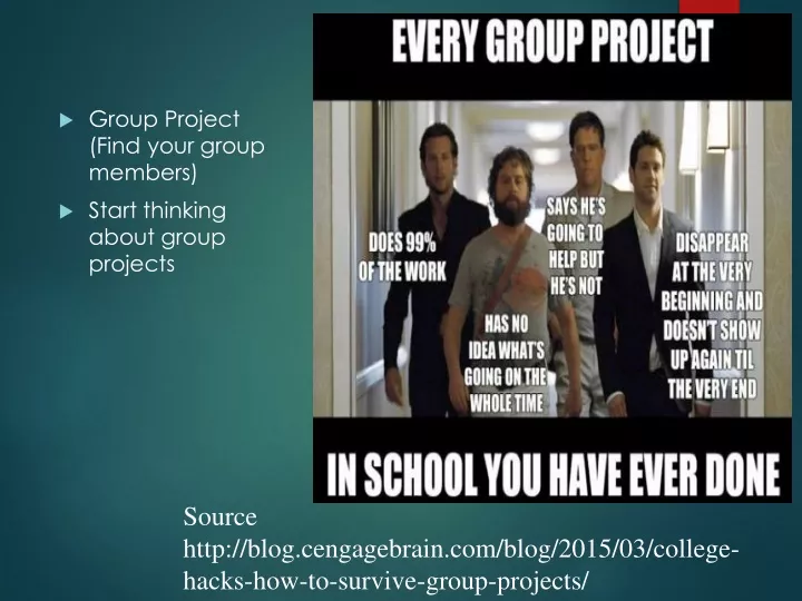 group project find your group members start