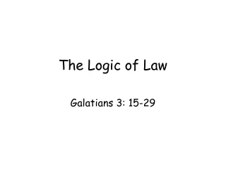 The Logic of Law