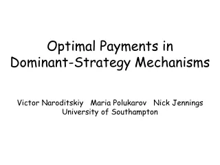 Optimal Payments in  Dominant-Strategy Mechanisms