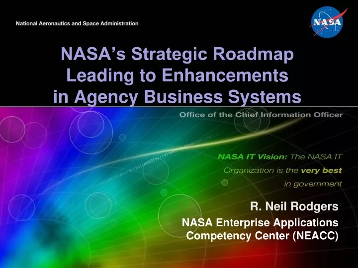 nasa s strategic roadmap leading to enhancements in agency business systems