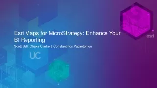 Esri Maps for MicroStrategy: Enhance Your BI Reporting