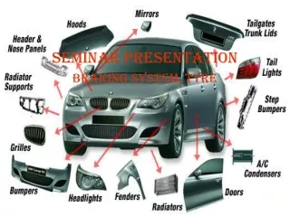 Seminar presentation Braking system, tyre