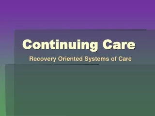 Continuing Care
